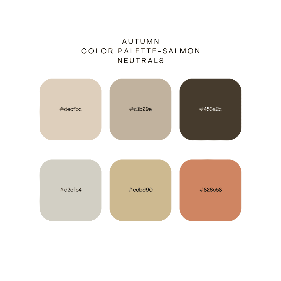 autumn color palette neutrals