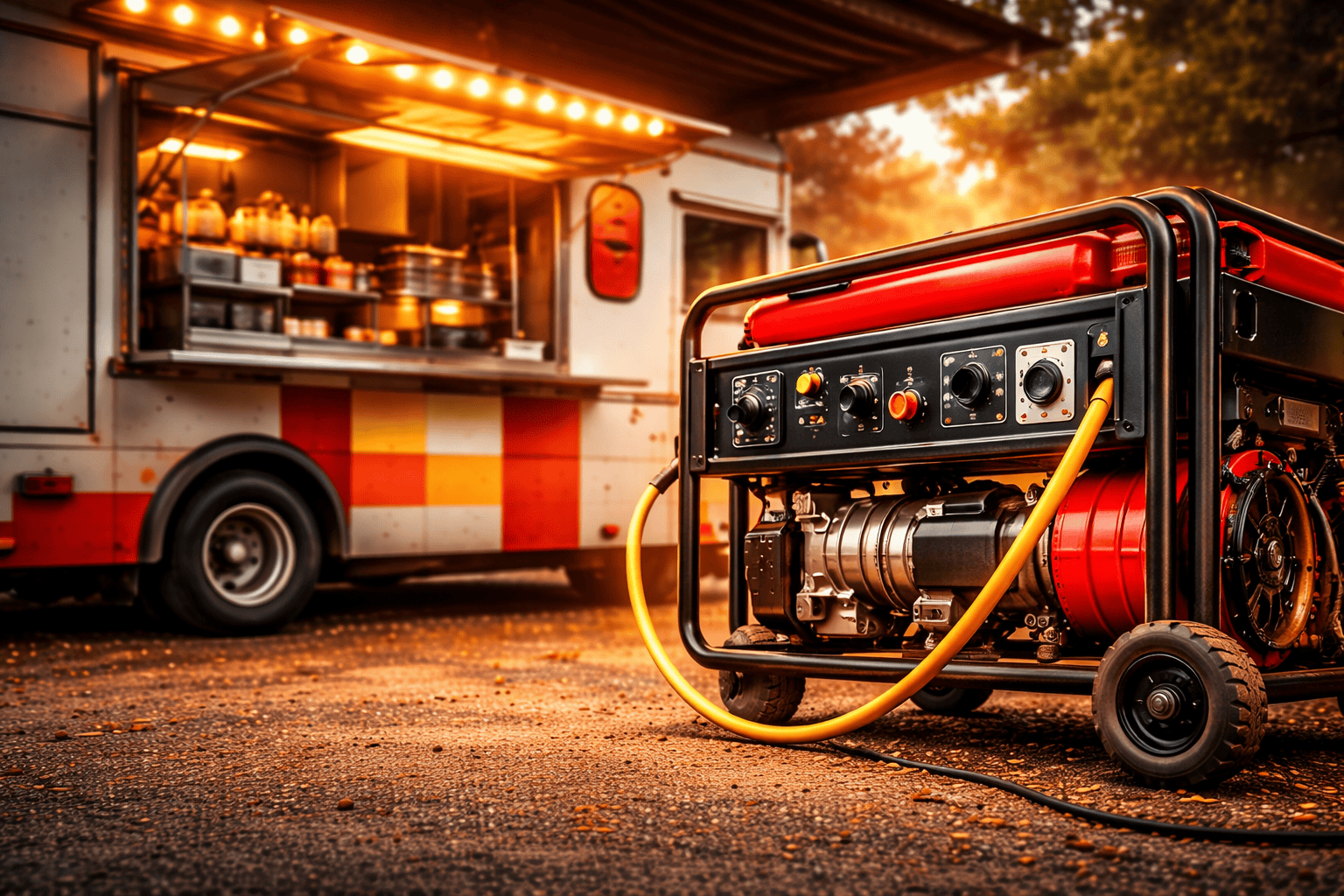 food truck generator