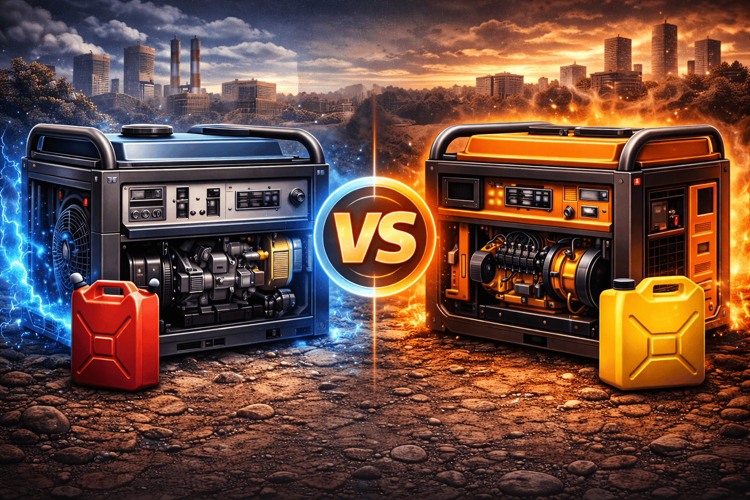 gas vs diesel generator