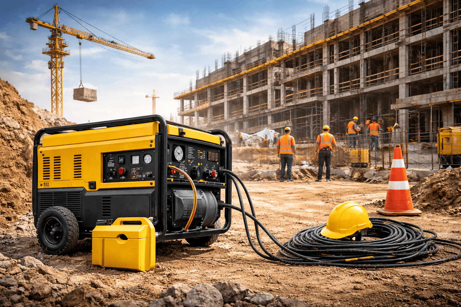 generator for construction site