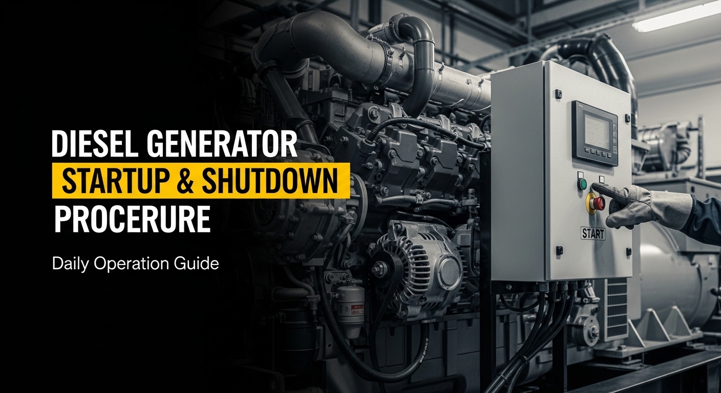 diesel generator startup and shutdown procedure <a href=