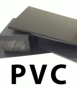 Dark Grey Gray PVC sheet and rod