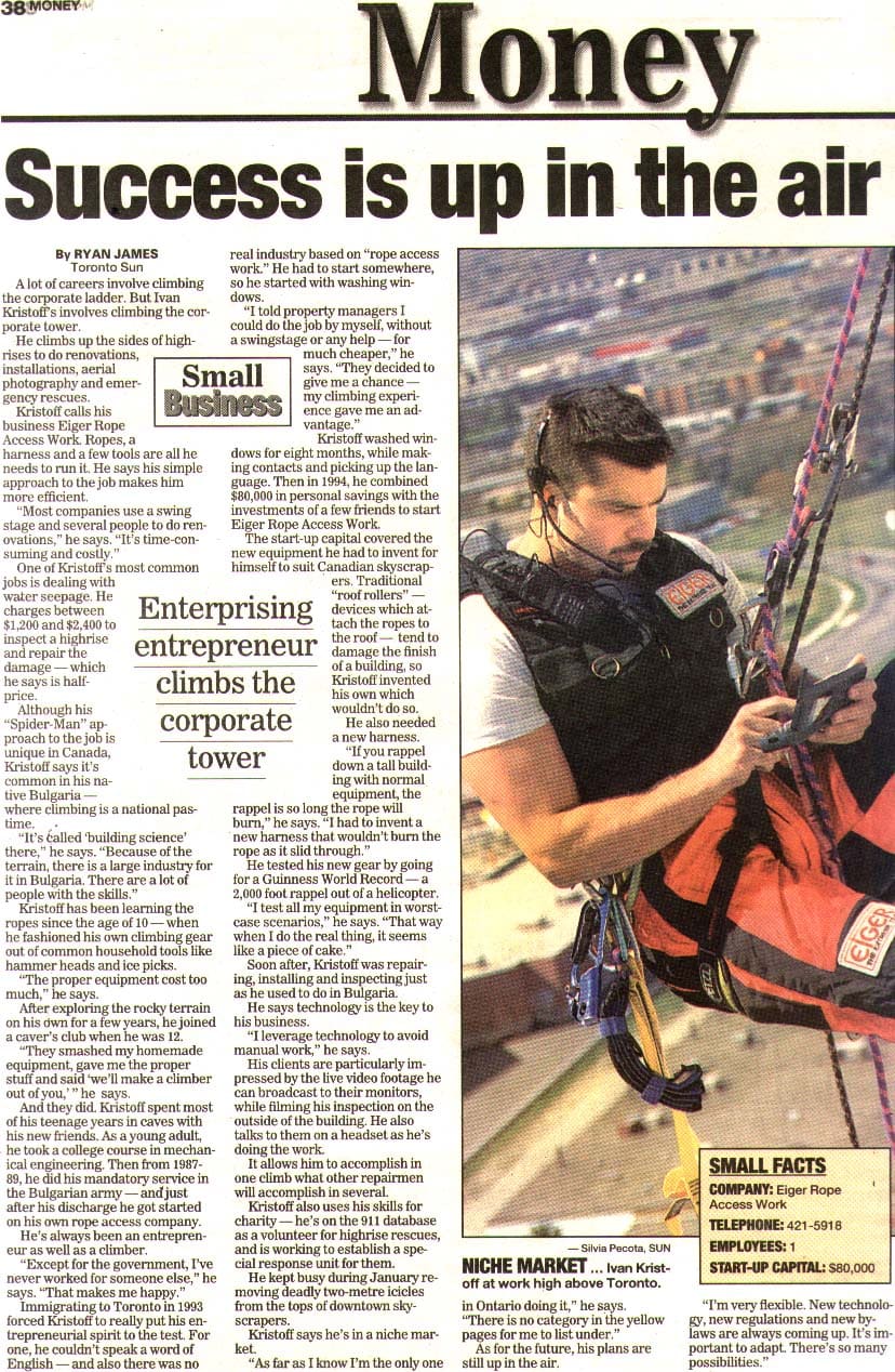 Success is up in the air