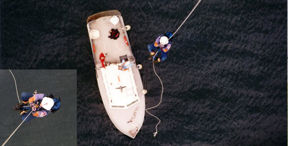 световен рекорд по рапел и изкачване по въже от летящ хеликоптер