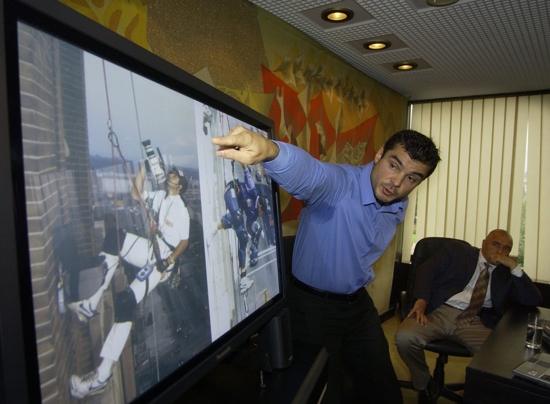 Boiiko Borisov with Spiderman