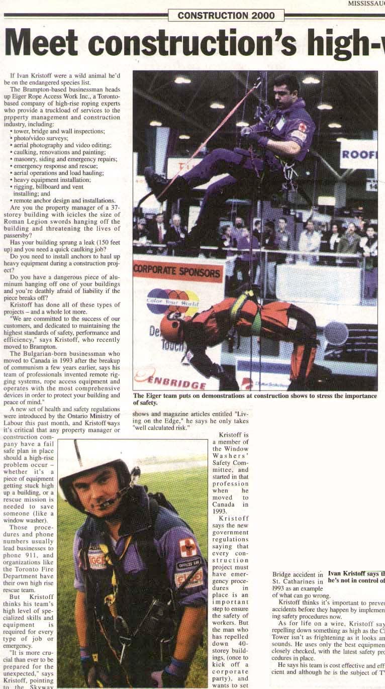 Meet construction's high-wire act