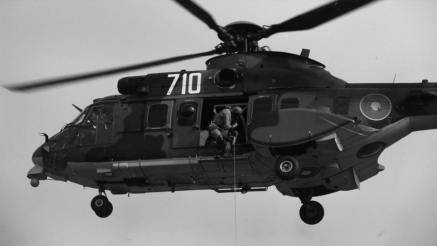 Cougar Helicopter BW