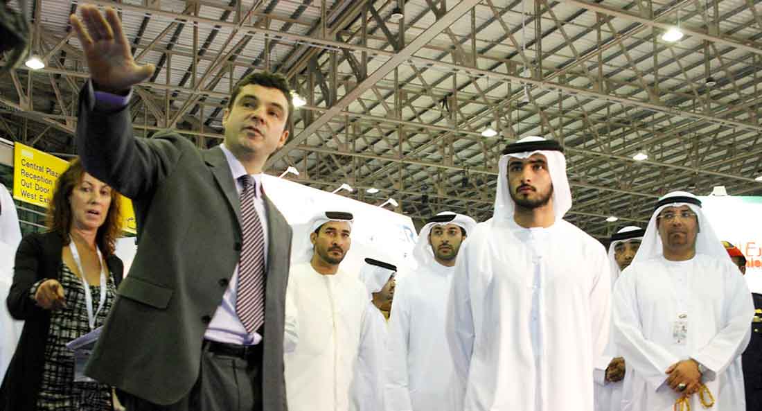 Prince Majid with the Canadian Spiderman