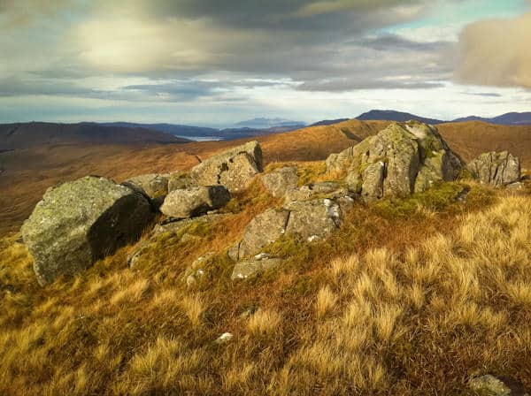 View Of Rum From Beinn Na Cille, Kingairloch