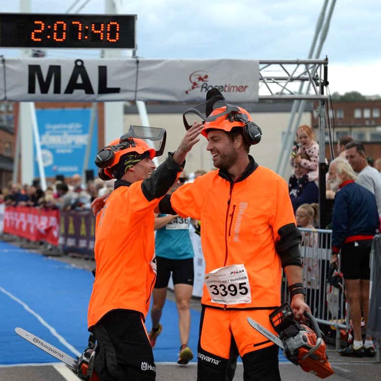 Husqvarna running Jönköping marathon