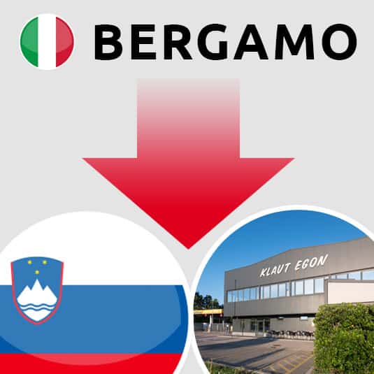 Prevoz Bergamo (IT) – Šempeter pri Gorici