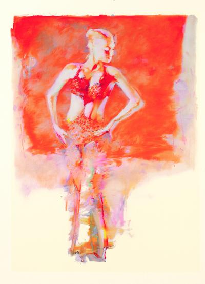 Glittergirl in Orange