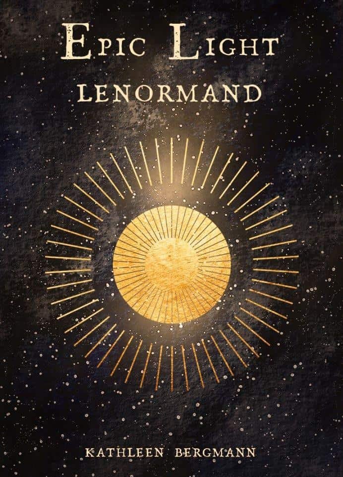 Jetzt online kaufen! Lenormandkarten zum Kartenlegen – die Epic Light Lenormand Karten ganz in Braun!