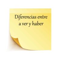 haber o a ver