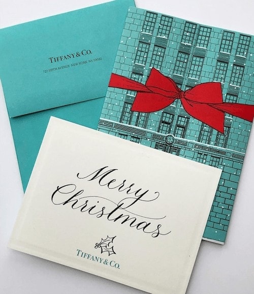 PERSONALISED GREETINGS CARDS, TIFFANY & CO. PERSONALISED GREETINGS CARDS, TIFFANY & CO.