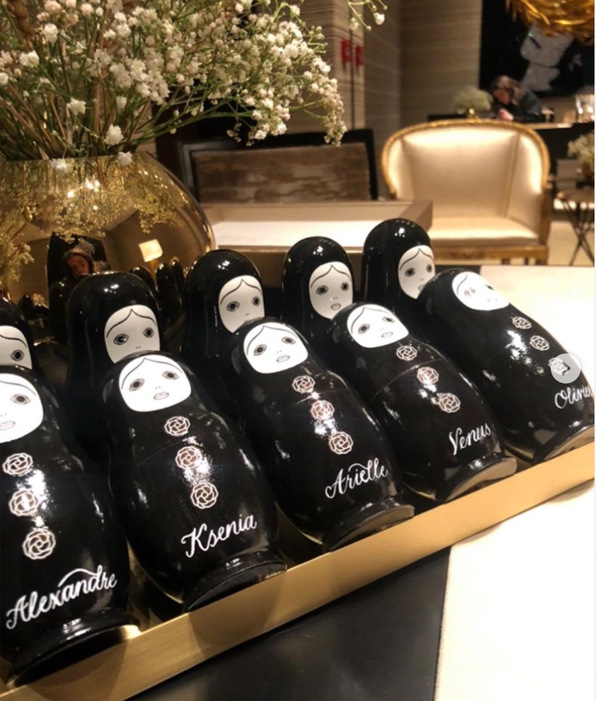 PERSONALISED RUSSIAN DOLLS, CHANEL PERSONALISED RUSSIAN DOLLS, CHANEL