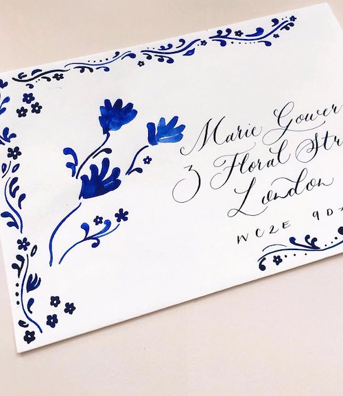HAND PAINTED ENVELOPES HAND PAINTED ENVELOPES