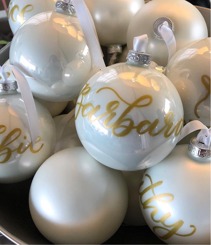 PERSONALISED BAUBLES, NET A PORTER PERSONALISED BAUBLES, NET A PORTER