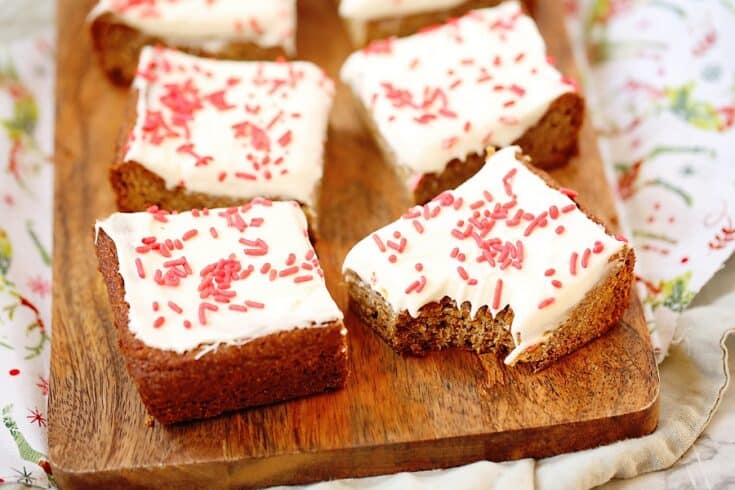 Easy Gingerbread Bars