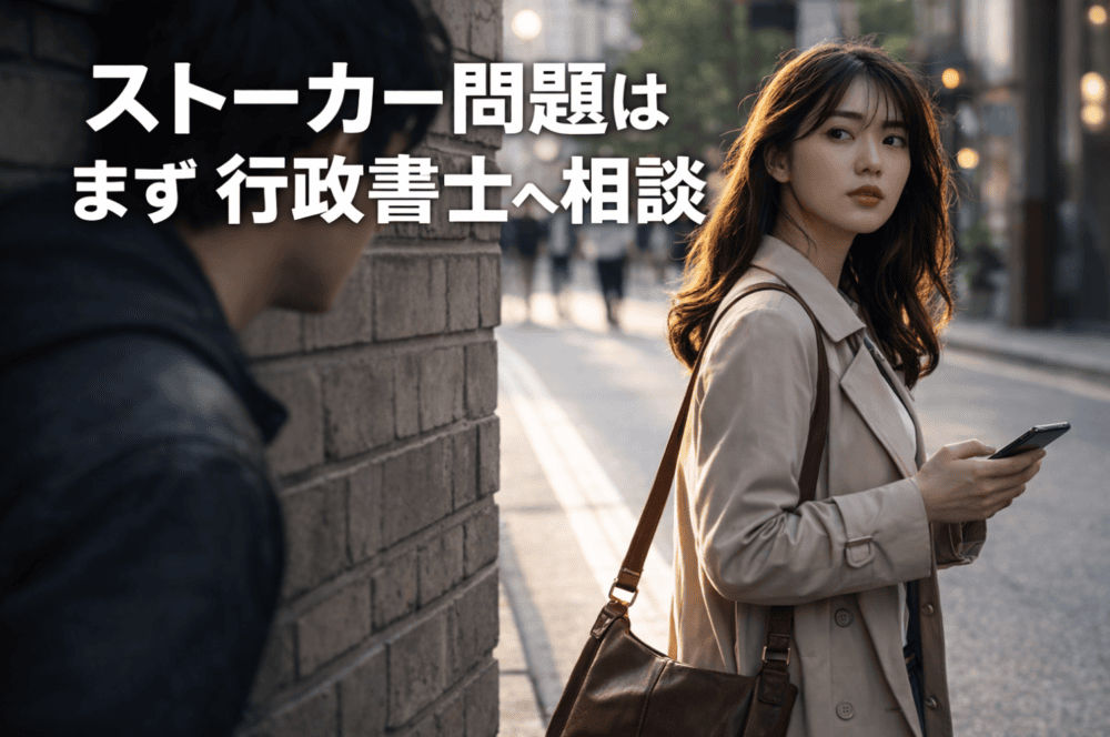 元カレのストーカー行為で困っている場合の対応イメージ(内容証明・証拠・安全確保)