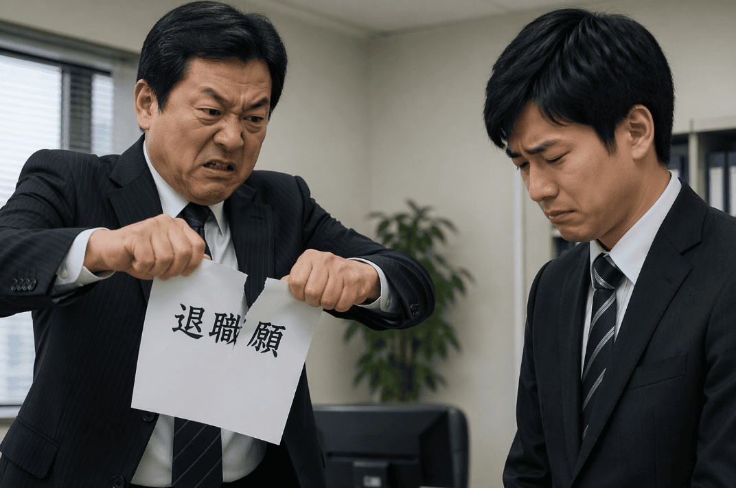 退職願が受け取られない