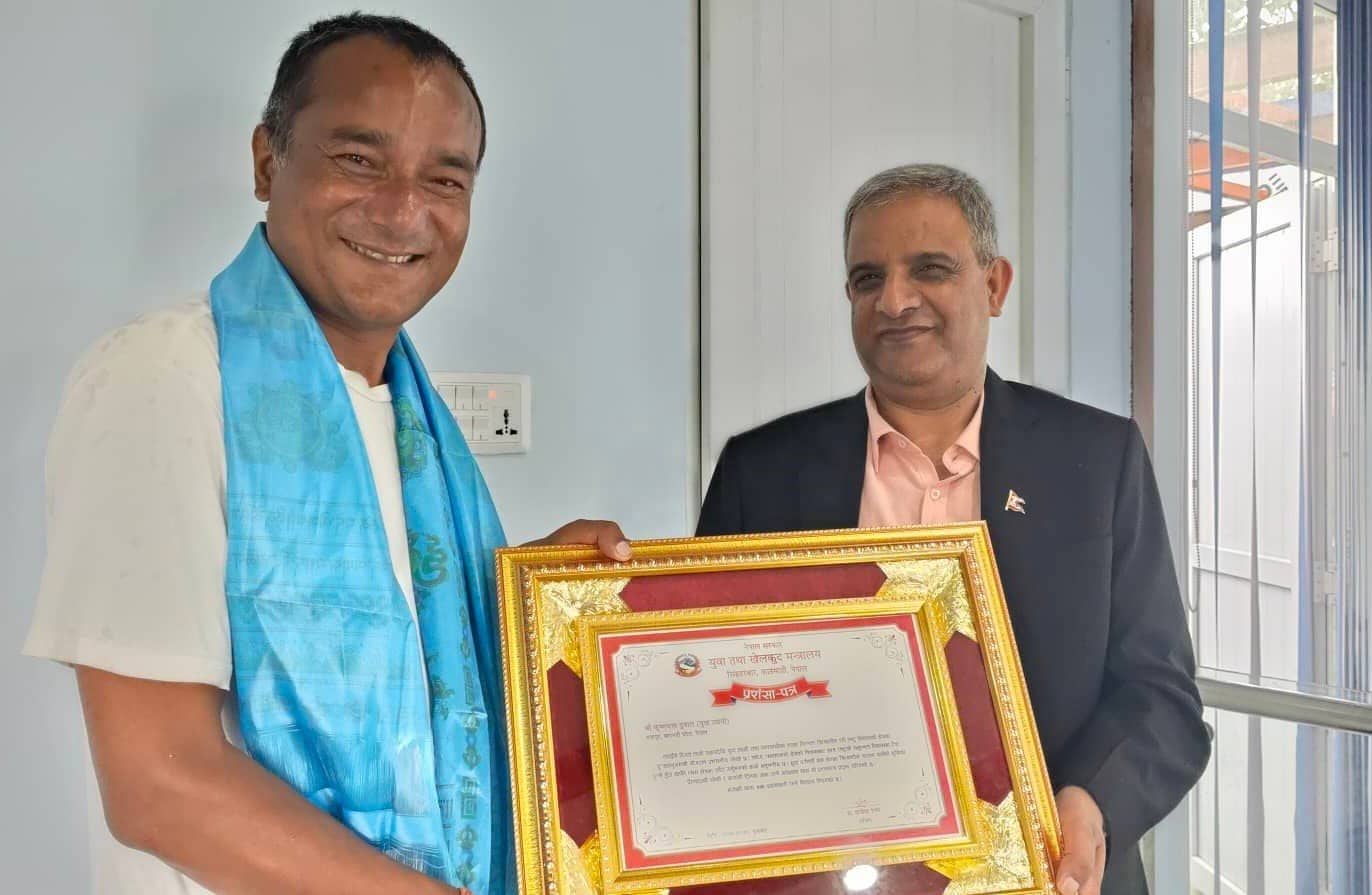 नेपाल इकाे प्यानलका इन्जिनियर दुवाल सम्मानित image