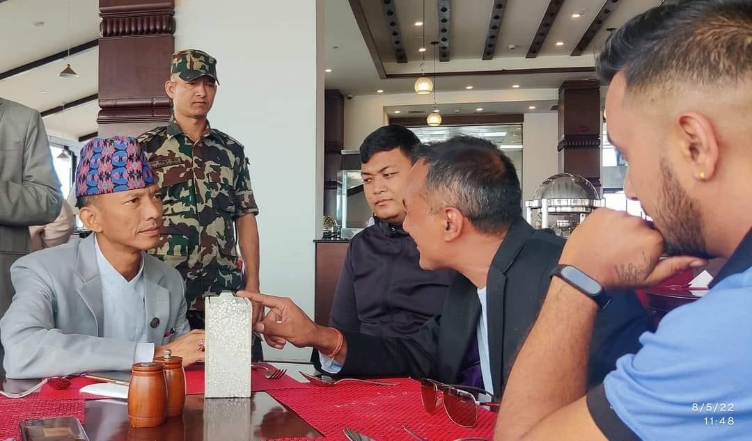 Explaining about Nepal Eco Panel to the Hon’ble Minister MetMani Chaudhary, Ministry of Urban  Development image