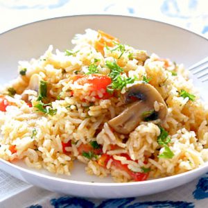 Spanish Rice Recipe – (vegan, gluten-free)