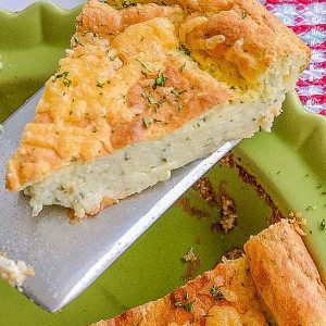 Low Carb Cheesy Potato Pie