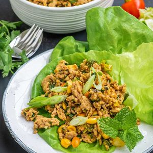 Southwest Chicken Lettuce Wraps