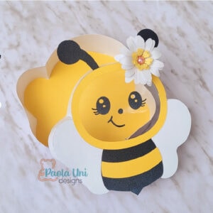 Caja en forma de abeja