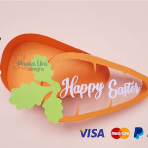 Caja en forma de Zanahoria