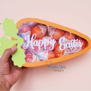 Caja en forma de Zanahoria