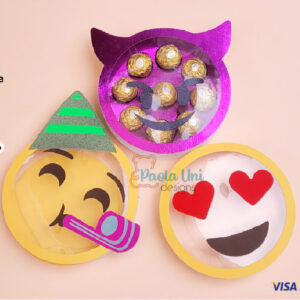 Caja en forma de Emojis