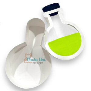 Caja en forma de botella elixir halloween