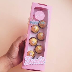 Caja Barbie para chocolates, donas, fresas