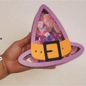 Caja sombrero Bruja Halloween
