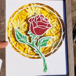 Vector Rosa para Shadow Box