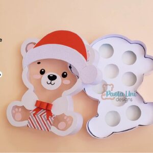 Caja En forma de oso para Navidad