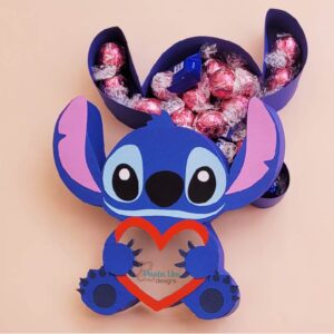 Digital para recortar y armar caja para San Valentin stitch