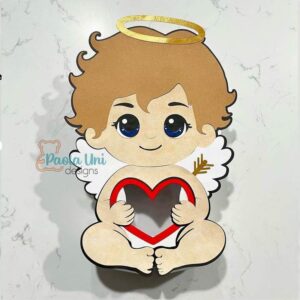 Digital caja en forma de cupido San Valentin