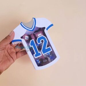 Digital Caja en forma de camiseta deportiva, cumpleaños día del padre precio en dolares americanos