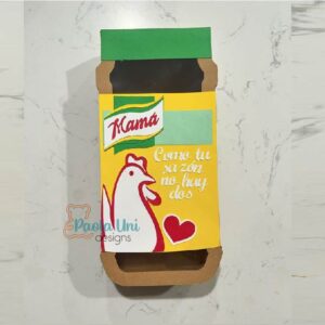 Digital para cortar caja Knorr con soporte de chocolates para el dia de la madre