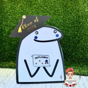 Digital archivo para elaborar caja Flork Graduacion