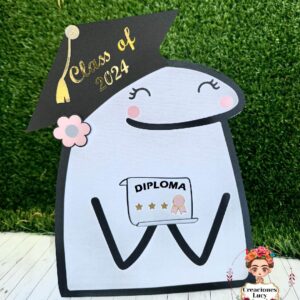 Digital archivo para elaborar caja Flork Graduacion