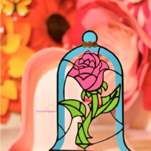 Archivo digital para recortar y armar caja en forma de domo bella