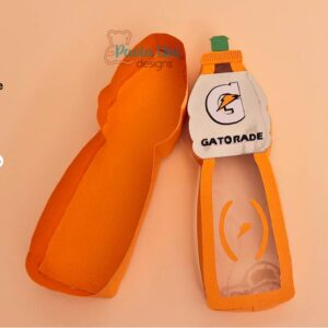 Archivo digital para recortar y armar caja en forma de bebida