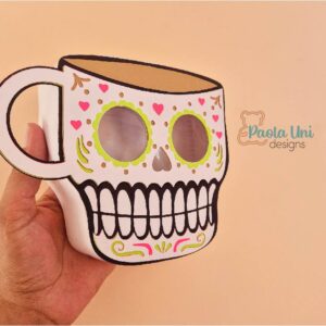 Archivo digital para recortar y armar caja para el dia de los difuntos