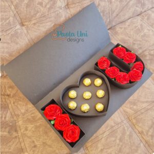 Archivo para recortar y armar caja Para San Valentin