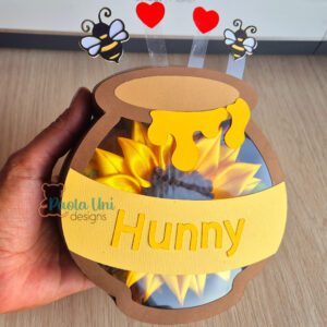 Archivo para cortar y armar caja para San Valentin, Cumpleaños